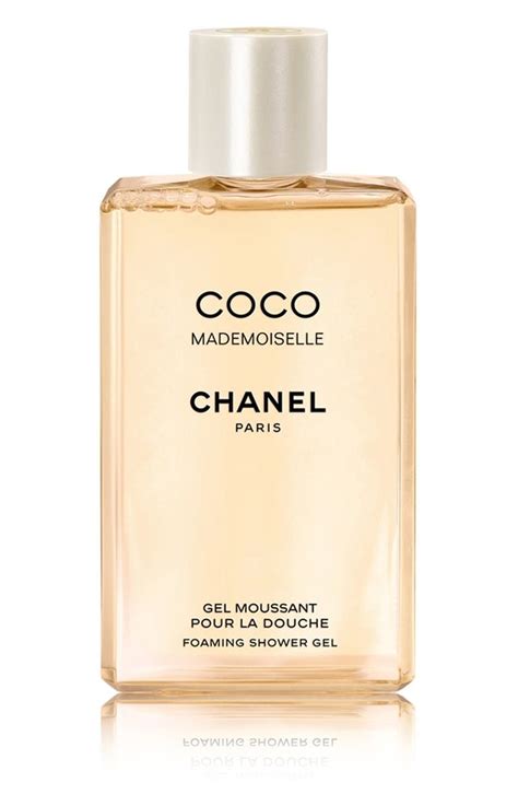 coco chanel mademoiselle shower gel.